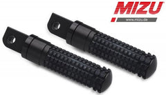 Mizu Race passenger's footpeg, including ABE, Black/Black | 409SS1120005