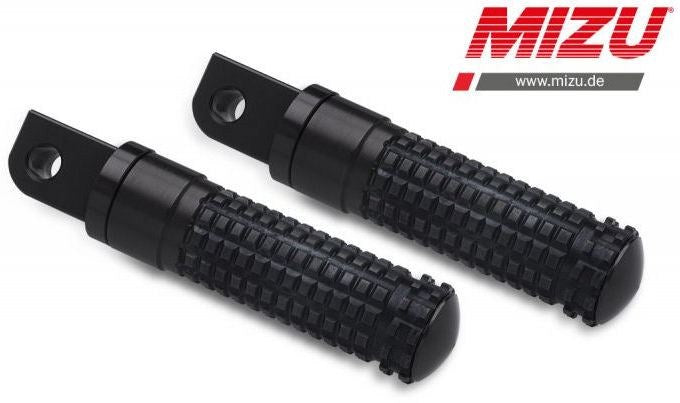 Mizu Race passenger's footpeg, including ABE, Black/Black | 409SS1120021