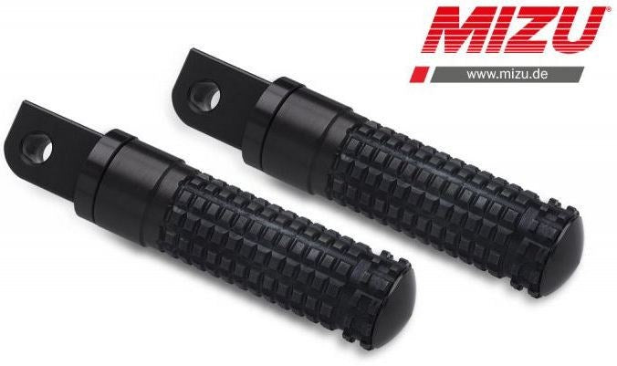 Mizu Race passenger's footpeg, including ABE, Black/Black | 409SS1120031