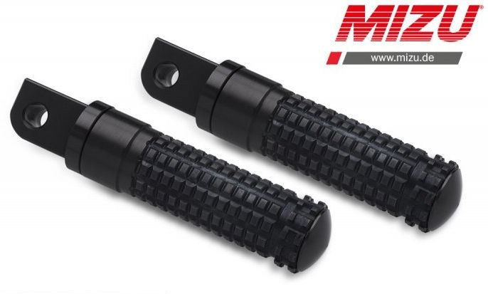 Mizu Race passenger's footpeg, including ABE, Black/Black | 409SS1120035