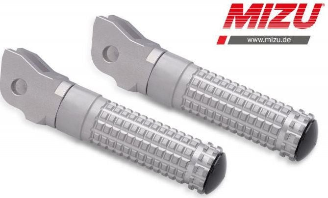 Mizu Race driver's footpeg, including ABE, Silver/Silver | 409TT1110003