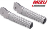 Mizu Race driver's footpeg, including ABE, Silver/Silver | 409TT1110005