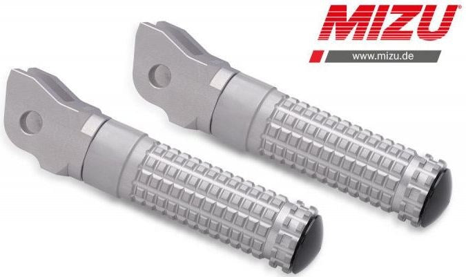 Mizu Race driver's footpeg, including ABE, Silver/Silver | 409TT1110013