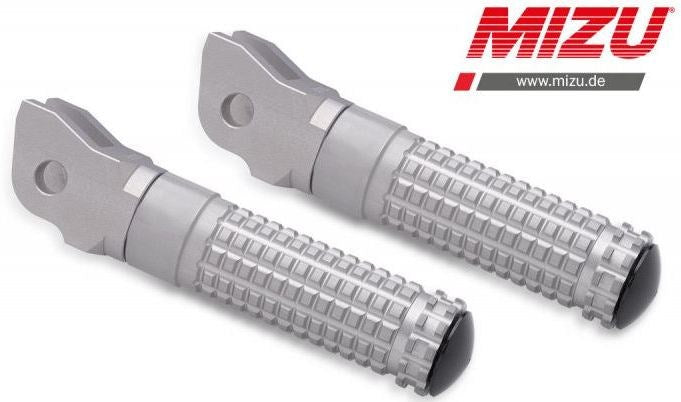 Mizu Race driver's footpeg, including ABE, Silver/Silver | 409TT1110014