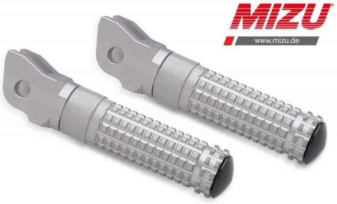Mizu Race driver's footpeg, including ABE, Silver/Silver | 409TT1110017