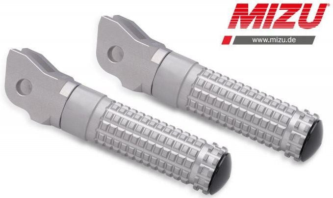 Mizu Race driver's footpeg, including ABE, Silver/Silver | 409TT1110019