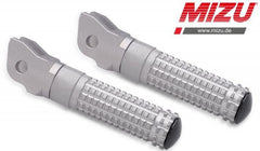 Mizu Race driver's footpeg, including ABE, Silver/Silver | 409TT1110021