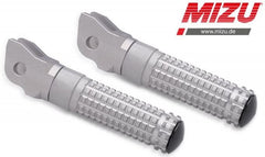Mizu Race driver's footpeg, including ABE, Silver/Silver | 409TT1110028