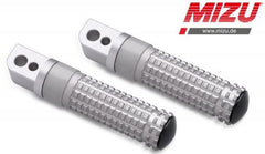 Mizu Race passenger's footpeg, including ABE, Silver/Silver | 409TT1120002
