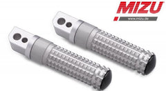 Mizu Race passenger's footpeg, including ABE, Silver/Silver | 409TT1120039