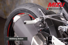 Mizu Flex Race passenger's footpeg, including ABE, Silver/Silver | 409TT3320033