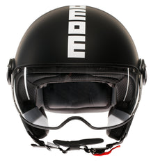 MOMO DESIGN HELMET FGTR CLASSIC MOMODESIGN E2206, MONO MATT BLACK/WHITE | 21184A7001001