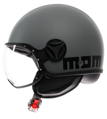 MOMO DESIGN HELMET FGTR CLASSIC MOMODESIGN E2206, MONO MATT GREY/BLACK | 21184A7001002