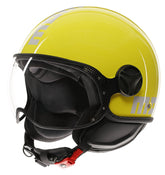 MOMO DESIGN HELMET FGTR CLASSIC MOMODESIGN E2206, CANDY YELLOW/WHITE | 21184A7001007