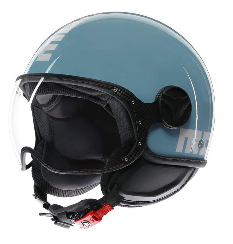 MOMO DESIGN HELMET FGTR CLASSIC MOMODESIGN E2206, CANDY SKY BLUE/WHITE | 21184A7001008