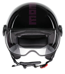 MOMO DESIGN HELMET FGTR CLASSIC MOMODESIGN E2206, STRIPES BLACK/FUCSIA | 21184A7001011