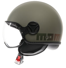 MOMO DESIGN HELMET FGTR CLASSIC MOMODESIGN E2206, FLIP MATT GREEN/BRONZE | 21184A7001013