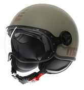 MOMO DESIGN HELMET FGTR CLASSIC MOMODESIGN E2206, FLIP MATT GREEN/BRONZE | 21184A7001013
