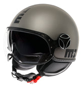 MOMO DESIGN HELMET FGTR EVO MOMODESIGN E2206, MONO MATT TITANIUM FROST/BLACK | 21184A8006004