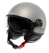 MOMO DESIGN HELMET FGTR EVO MOMODESIGN E2206, HIP MATT GREY/CERULEAN GREY | 21184A8006009