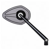 Motogadget Mo.View Sport Ece, Oval, 150 Mm Stem Black | 7002030