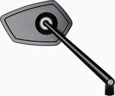 Motogadget Mo.View Race Xl Left, Ece, Asymetric, 180 Mm Stem Black | 7004040
