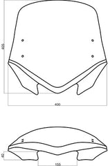 MRA V-FLOW VARIO-TOURING-SCREEN TYP"Z" - V-Flow Vario-Touring-Screen "Z" all years