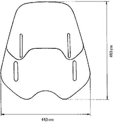 MRA VARIO-SCREEN NAKED BIKE - Varioscreen for Naked-Bikes "VNB" all years