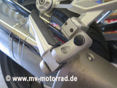 MV Motorrad Lowered / Adjustable Passenger Footrest for BMW R1200R LC 2015 and R1200RS LC and R1250RS LC - 908652