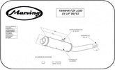 MARVING CYLINDRICAL Ø 114 SINGLE - CHROMIUM + ALUMINIUM | Y/2126/BC