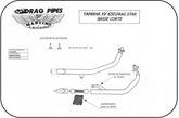 MARVING DRAG PIPES LOW SHORT GROUP - STAINLESS STEEL Ø 50 | Y/JC28/IX