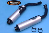 MARVING CYLINDRICAL Ø 100 COUPLE - BLACK + ALUMINIUM | H/2094/NC
