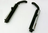 MARVING CYLINDRICAL Ø 100 COUPLE - BLACK + ALUMINIUM | H/2136/NC