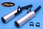 MARVING CYLINDRICAL Ø 100 COUPLE - BLACK + ALUMINIUM | K/2080/NC