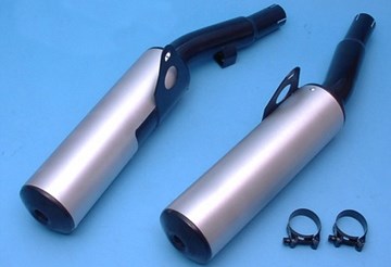 MARVING CYLINDRICAL Ø 100 COUPLE - BLACK + ALUMINIUM | Y/2084/NC