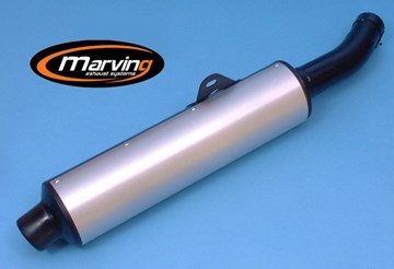 MARVING CYLINDRICAL Ø 114 SINGLE - BLACK + ALUMINIUM | Y/2097/NC