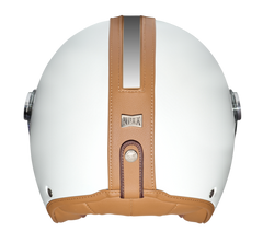 NEXX Garage Helmet X.G30 GROOVY WHITE, CAMEL, Size: XS | 01G3000428111