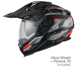 NEXX Adventure Helmet X.WED3 TRAILMANIA GREY.RED MT, Size: XXS | 01XE301418897