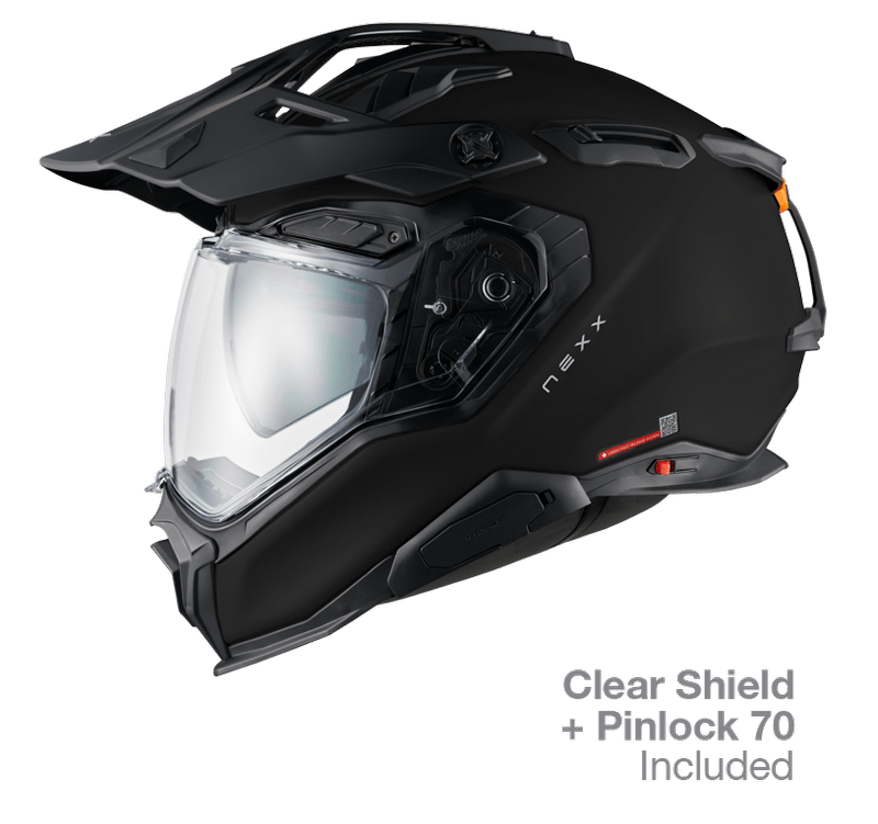 NEXX Adventure Helmet X.WED3 PLAIN BLACK MT, Size: XXS | 01XE301419011