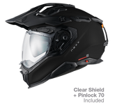 NEXX Adventure Helmet X.WED3 PLAIN BLACK MT, Size: XXS | 01XE301419011