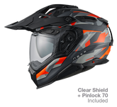 NEXX Adventure Helmet X.WED3 TRAILMANIA GREY.ORA MT , Size: XXS | 01XE302418216