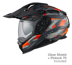 NEXX Adventure Helmet X.WED3 TRAILMANIA GREY.ORA MT , Size: XXS | 01XE302418216
