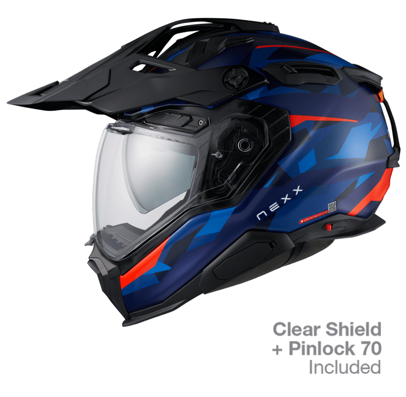 NEXX Adventure Helmet X.WED3 TRAILMANIA BLUE.RED MT, Size: XXS | 01XE303418954