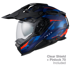 NEXX Adventure Helmet X.WED3 TRAILMANIA BLUE.RED MT, Size: XXS | 01XE303418954