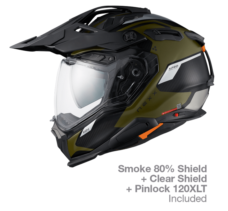NEXX Adventure Helmet X.WED3 KEYO GREEN.SILVER MT | 01XE323417813