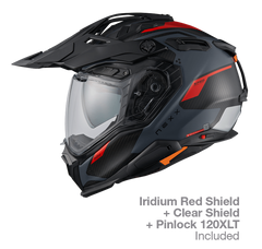 NEXX Adventure Helmet X.WED3 KEYO GREY.RED MT, Size: XXS | 01XE323417897
