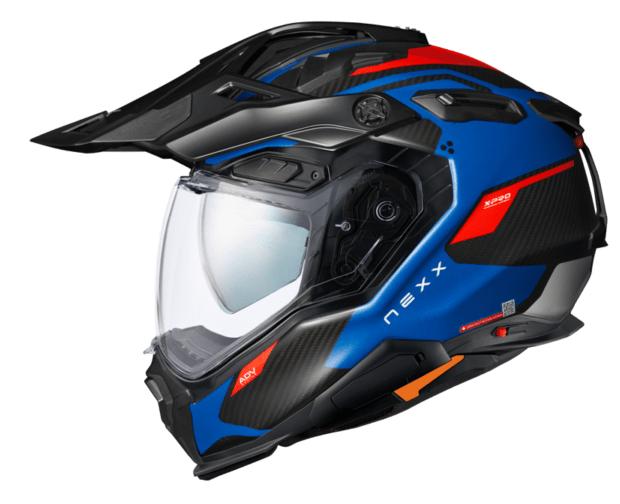 NEXX Adventure Helmet X.WED3 KEYO BLUE.RED MT, Size: XXS | 01XE323417954