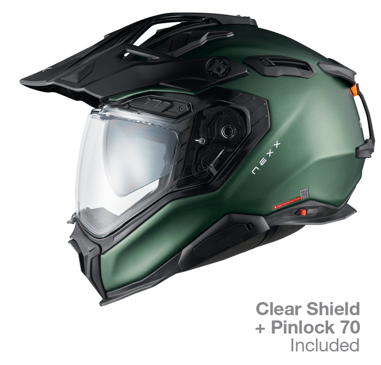 NEXX Adventure Helmet X.WED3 PLAIN FOREST MT, Size: XXS | 01XE344419043