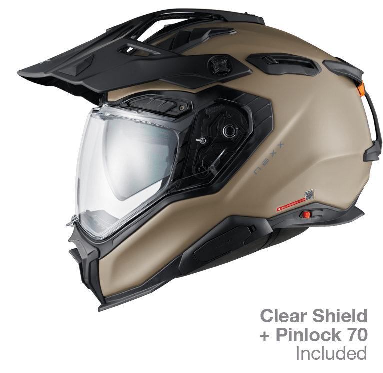 NEXX Adventure Helmet X.WED3 PLAIN DESERT MT, Size: XXS | 01XE362419038