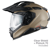 NEXX Adventure Helmet X.WED3 PLAIN DESERT MT, Size: XXS | 01XE362419038